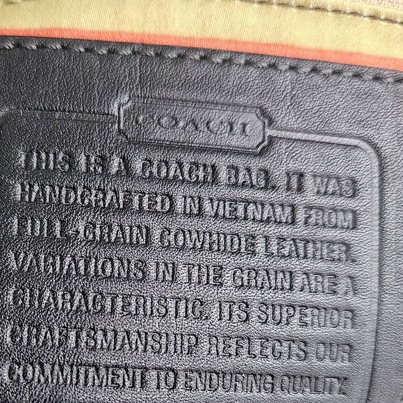 Coach Bleecker Legacy Tote Black Full Grain Leather 2009/F14483 - Picture 14 of 14